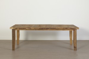 Antieke eiken tafel met kloosterblad